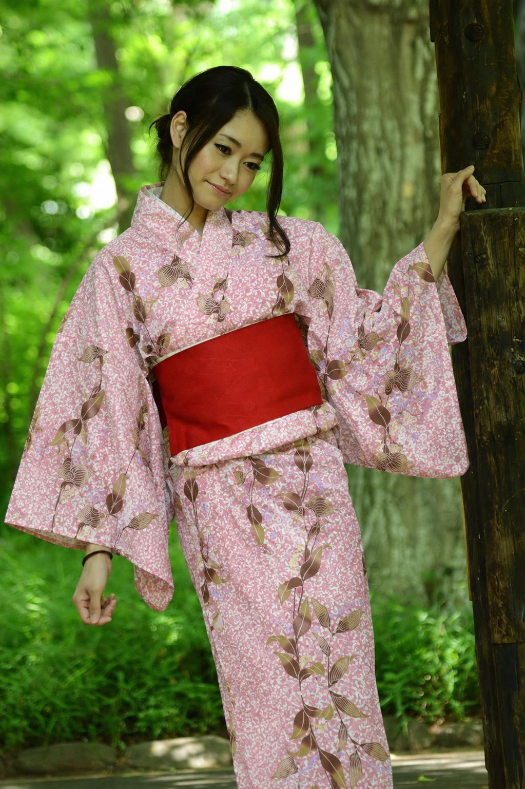 Archive Yukata – Traditional Pattern (Women / One of a Kind) W-AT #41