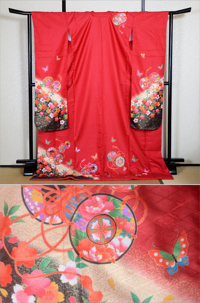 Braidal kimono / Hikifurisode / UK #078