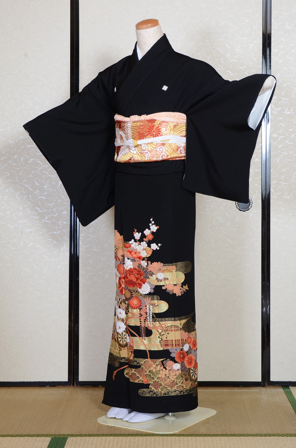Japanese kimono 6 items set / BK#907