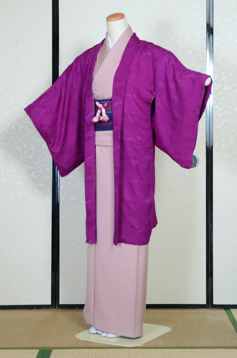 Japanese kimono & jacket 5 items set / SK #1-891