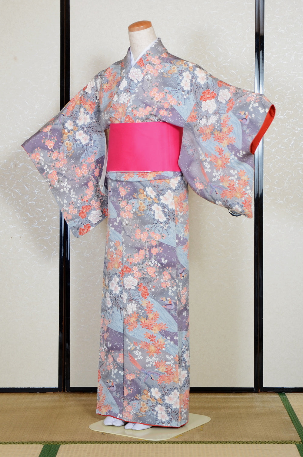 Japanese kimono 4 items set / SK #1-827