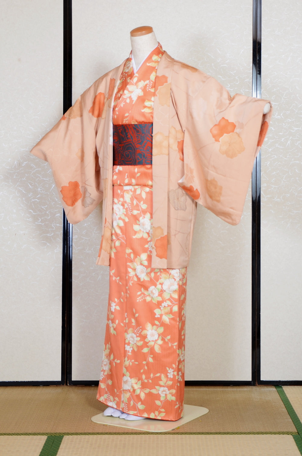 Japanese kimono & jacket 5 items set / SK #1-792