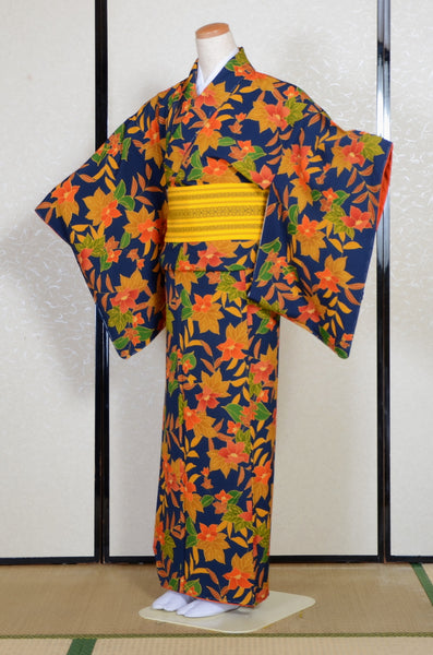 Japanese kimono 4 items set / SK #1-885