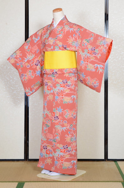 Japanese kimono 4 items set / SK #1-825