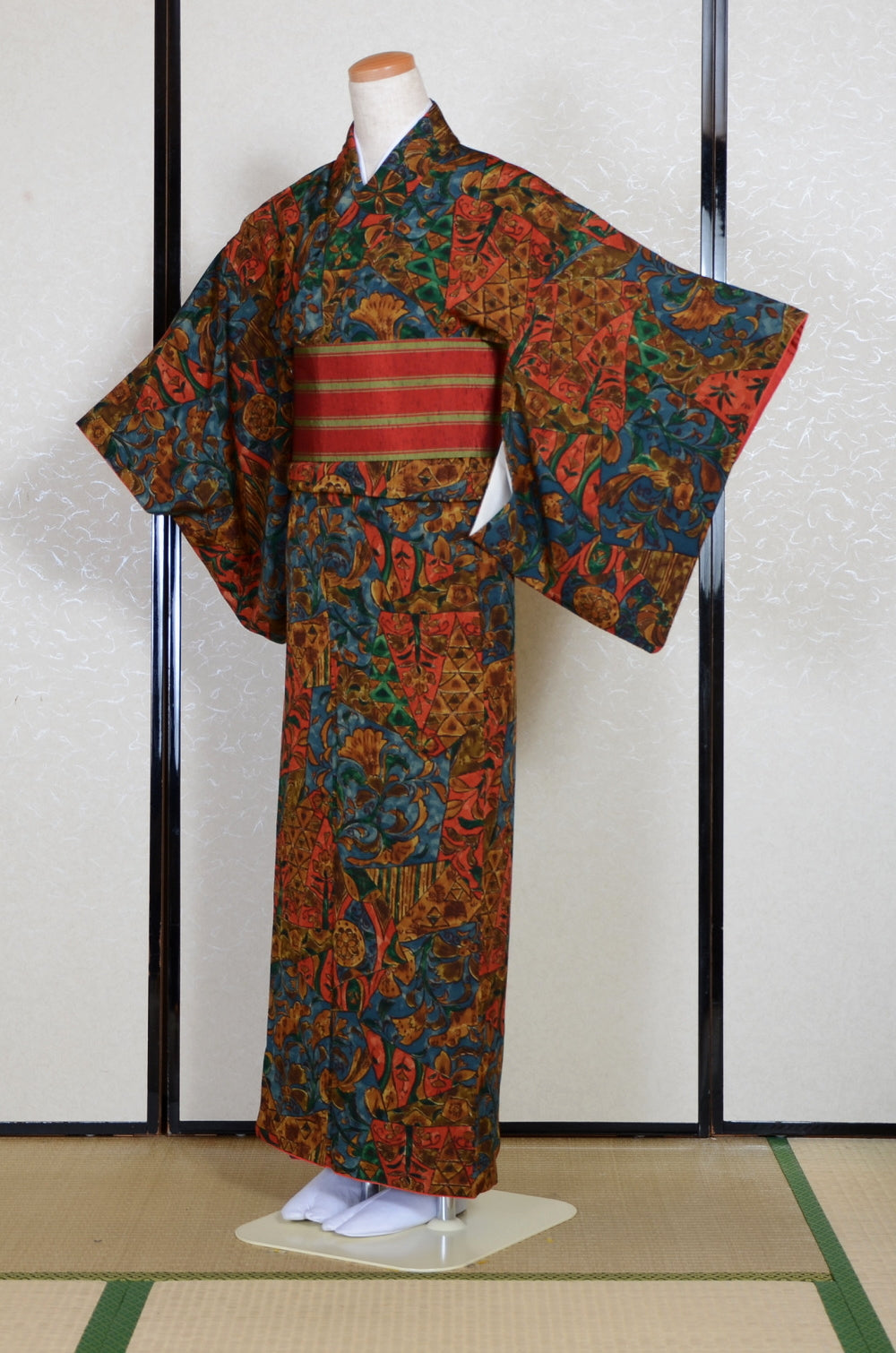 Japanese kimono 4 items set / SK #1-697