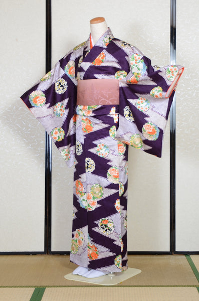 Japanese kimono 4 items set / SK #1-787