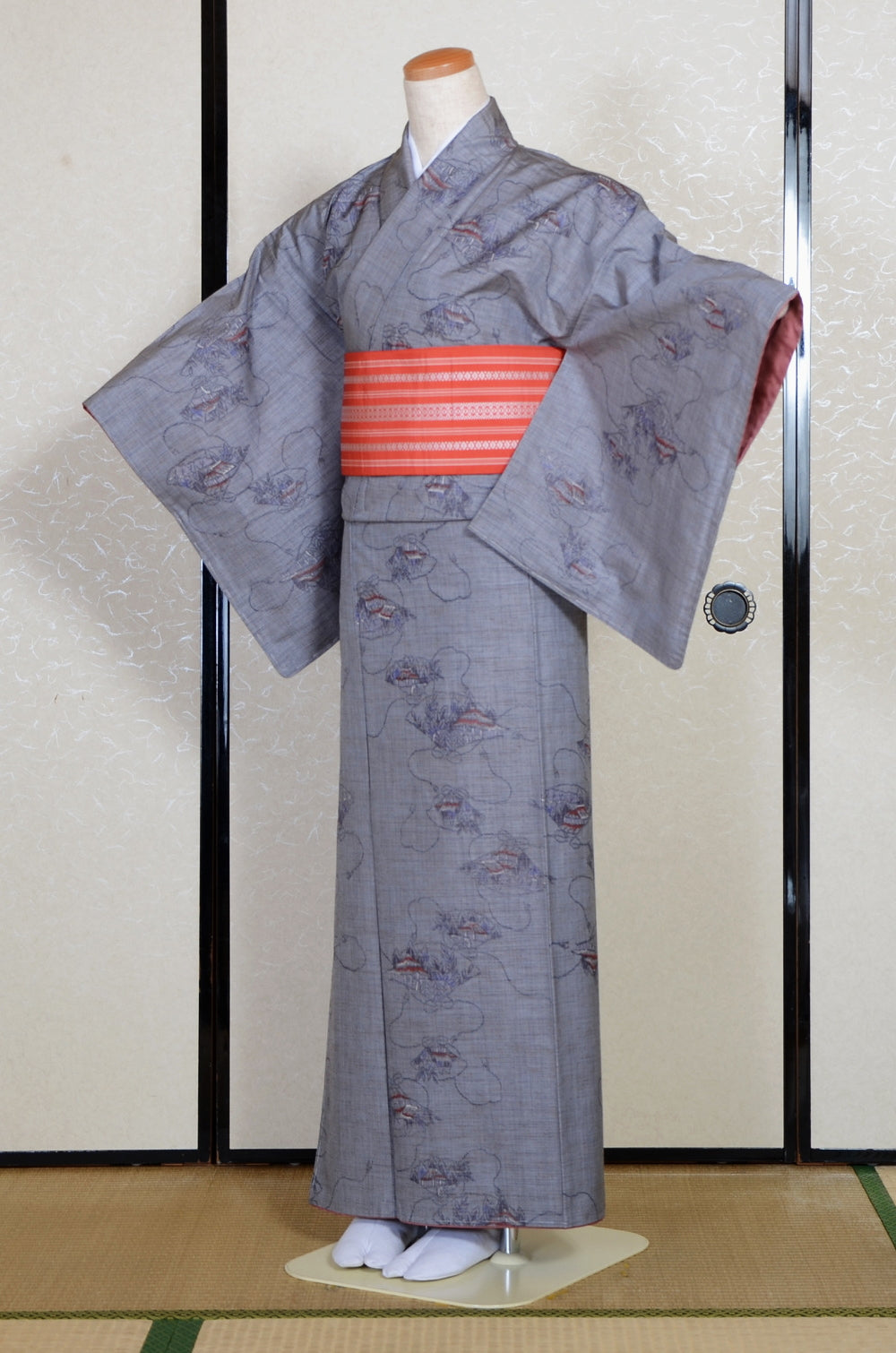 Japanese kimono 4 items set / SK #1-878