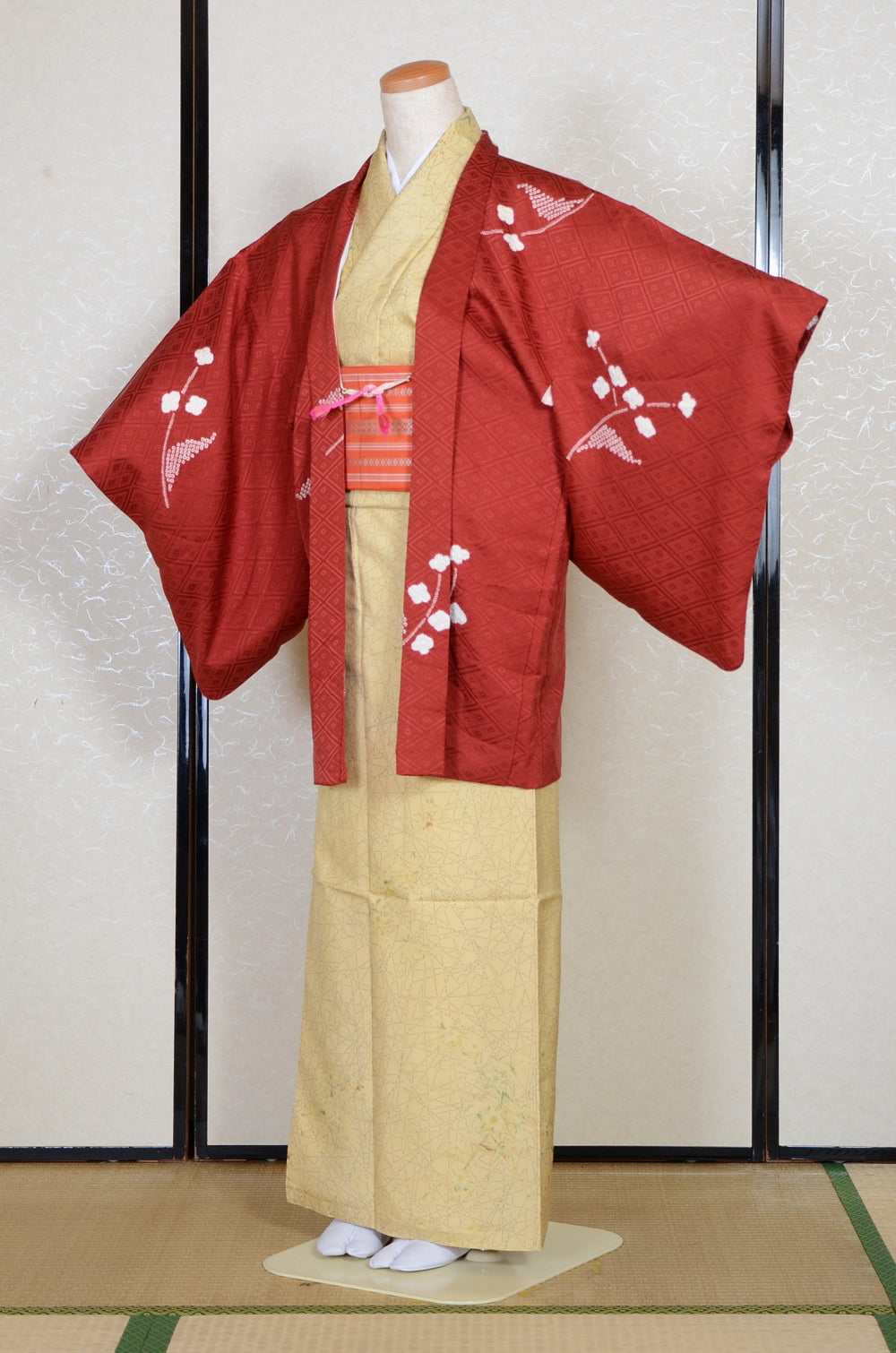 Japanese kimono & jacket 5 items set / SK #1-836