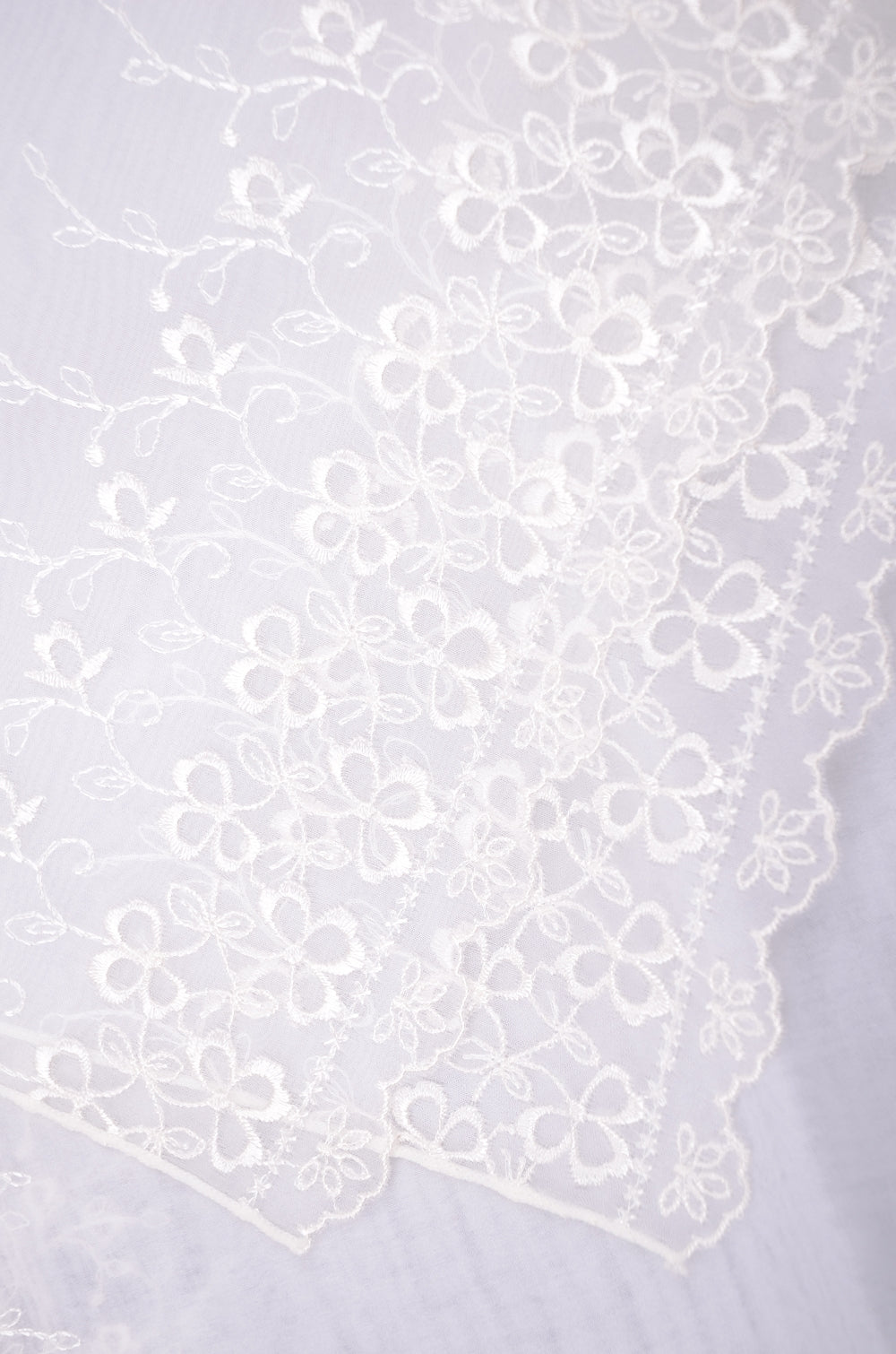 Decorative heko-obi : Flower / White