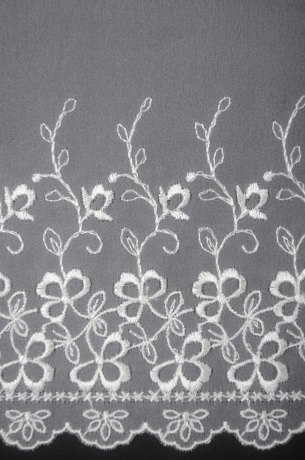 Decorative heko-obi : Flower / White