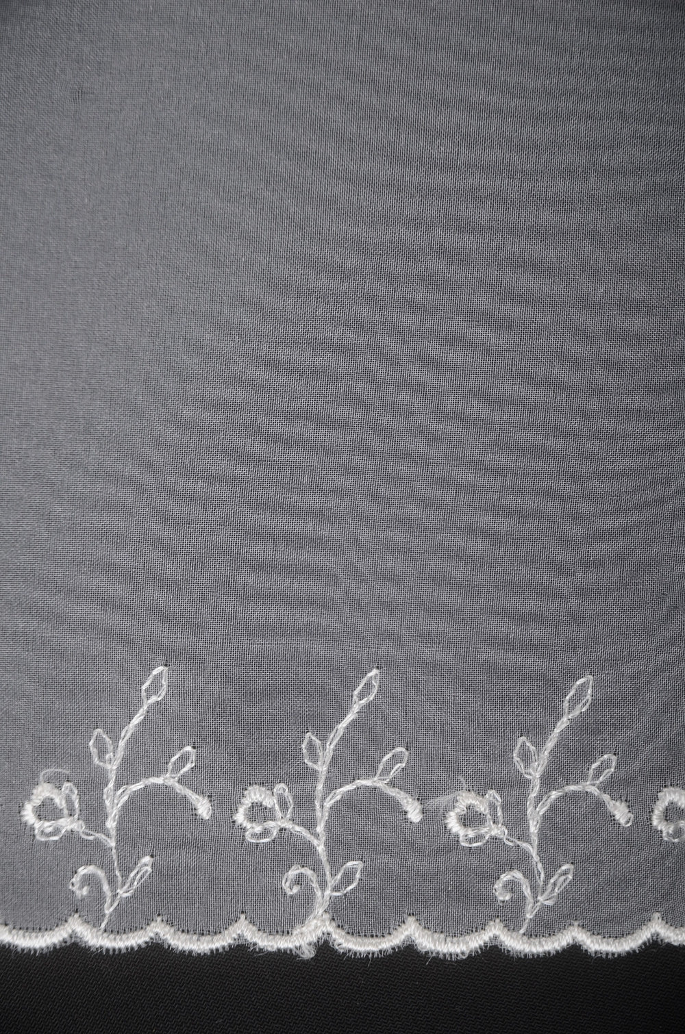 Decorative heko-obi : Flower / White