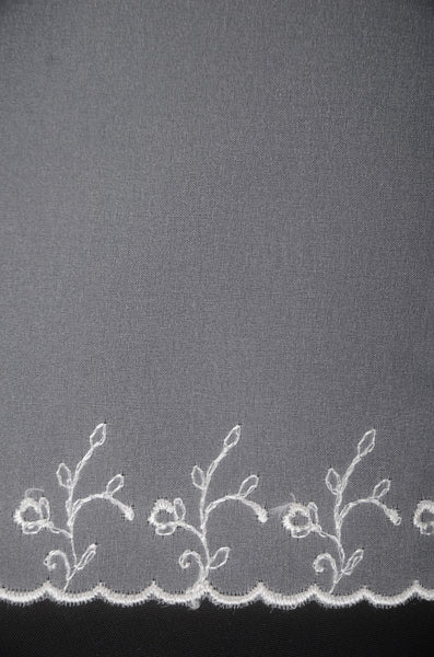 Decorative heko-obi : Flower / White