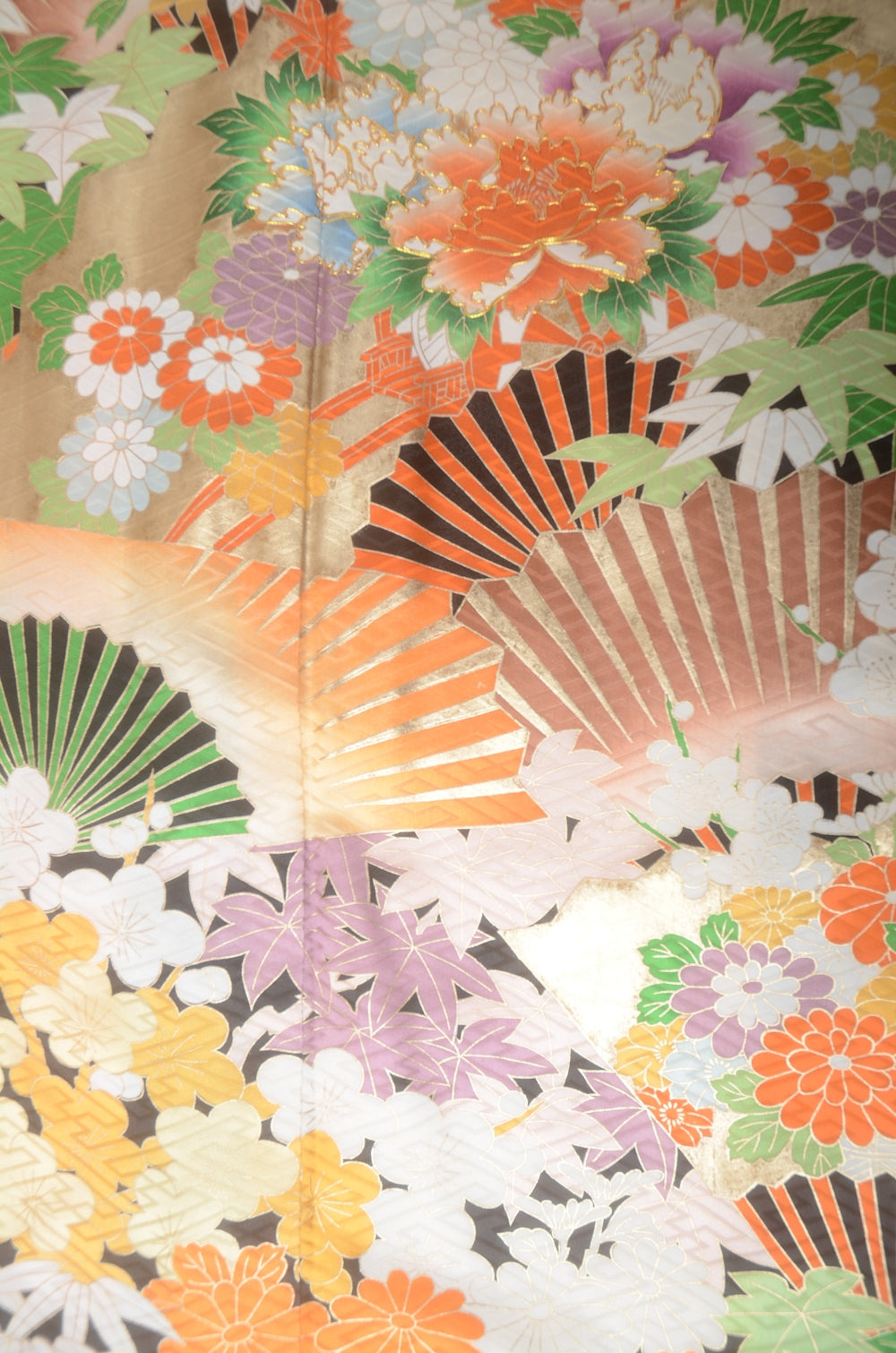 Long-sleeved kimono 6 items set / Furisode / FK#1-973