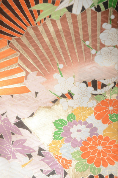 Long-sleeved kimono 6 items set / Furisode / FK#1-973