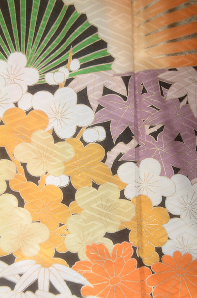 Long-sleeved kimono 6 items set / Furisode / FK#1-973