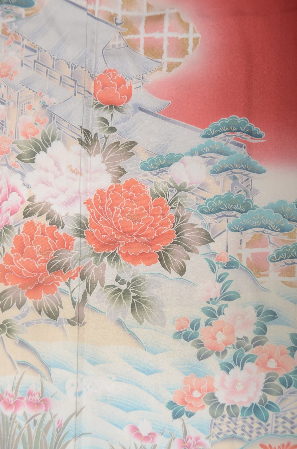 Long-sleeved kimono 6 items set / Furisode / FK#1-974