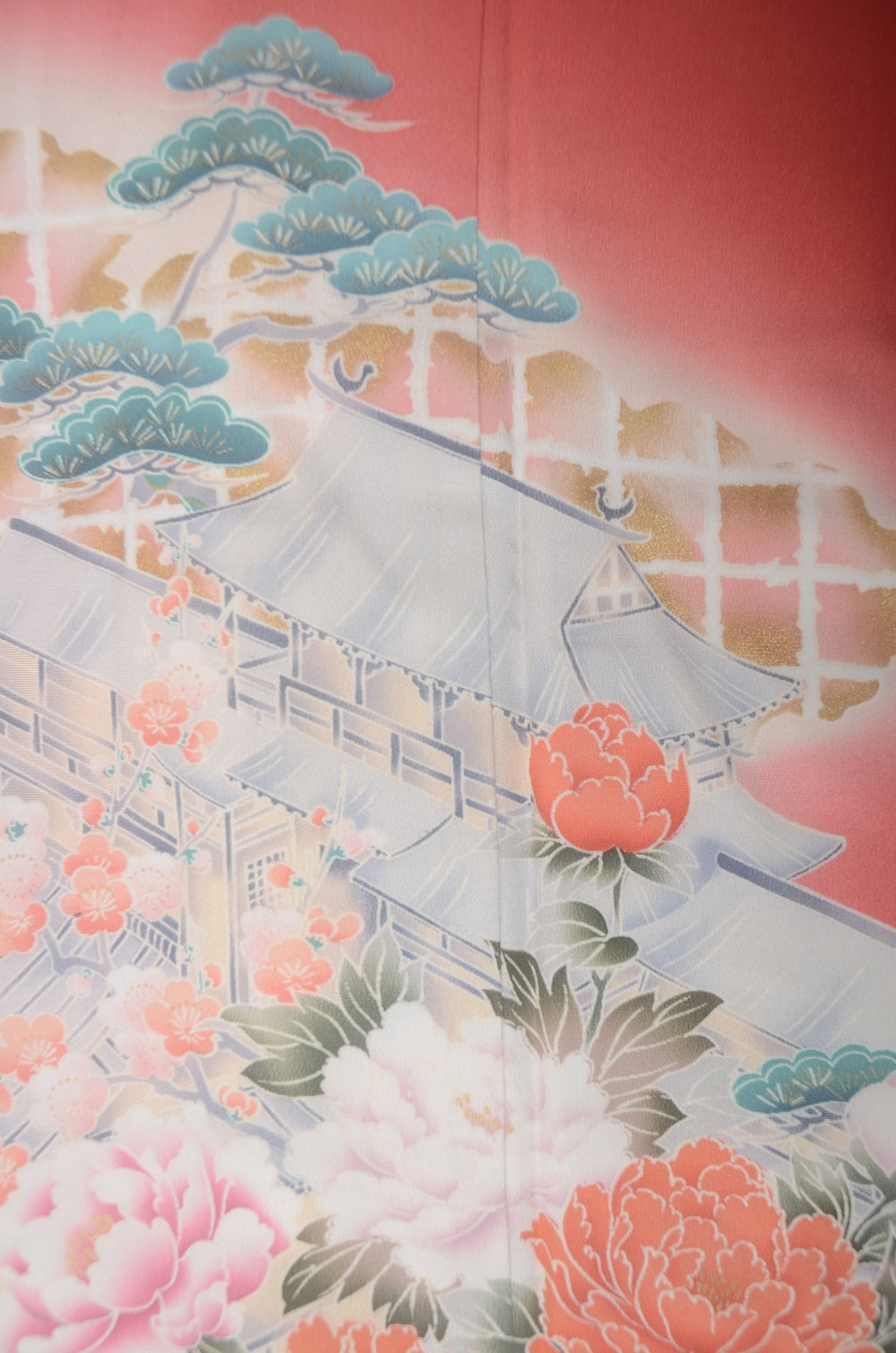 Long-sleeved kimono 6 items set / Furisode / FK#1-974