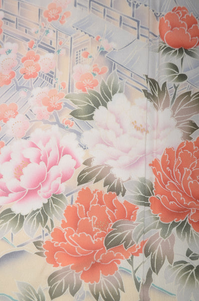 Long-sleeved kimono 6 items set / Furisode / FK#1-974