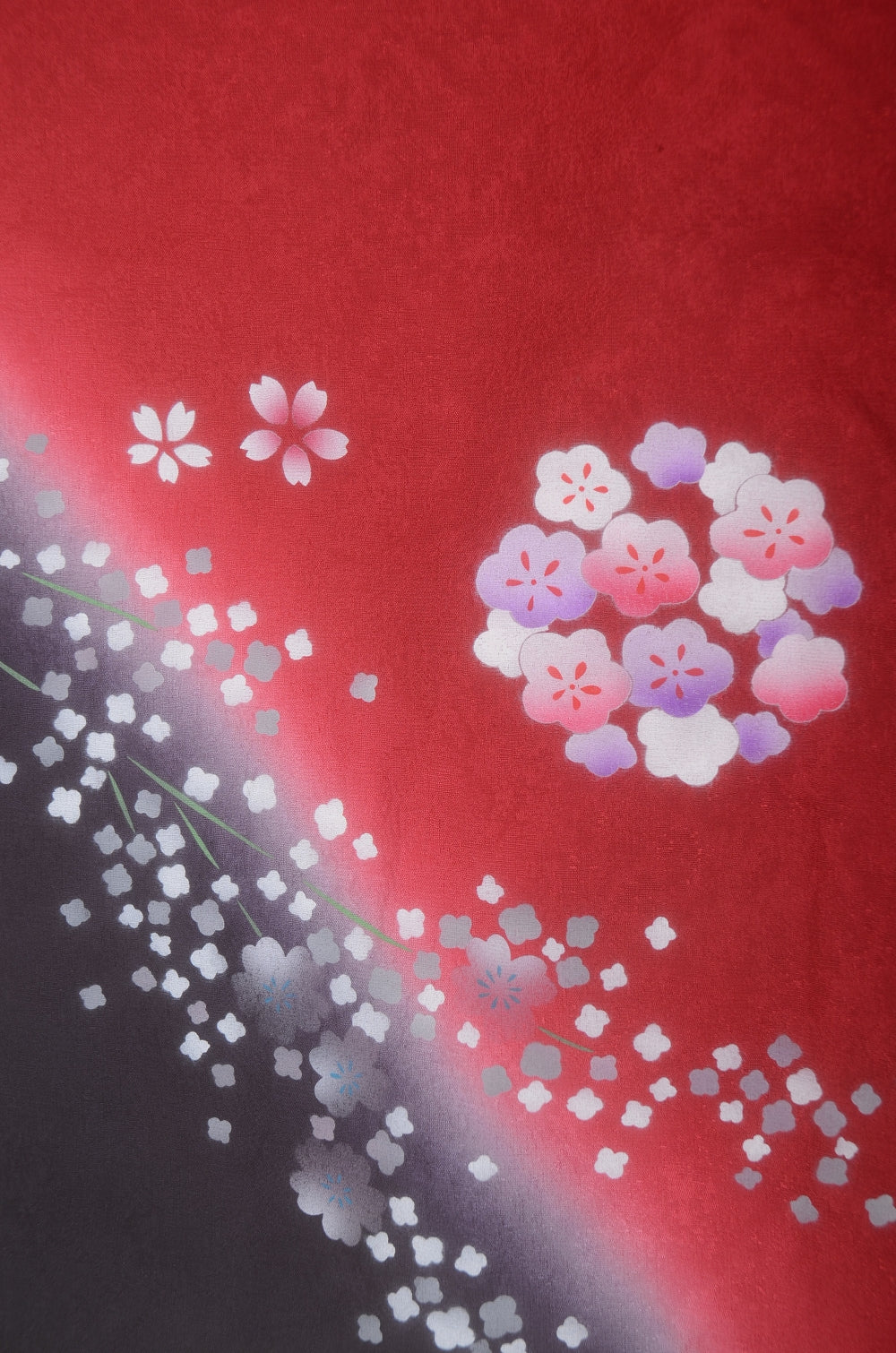 Long-sleeved kimono 6 items set / Furisode / FK#2-169