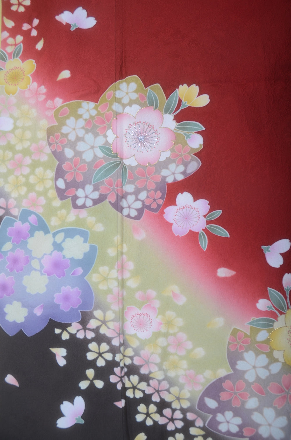 Long-sleeved kimono 6 items set / Furisode / FK#2-171