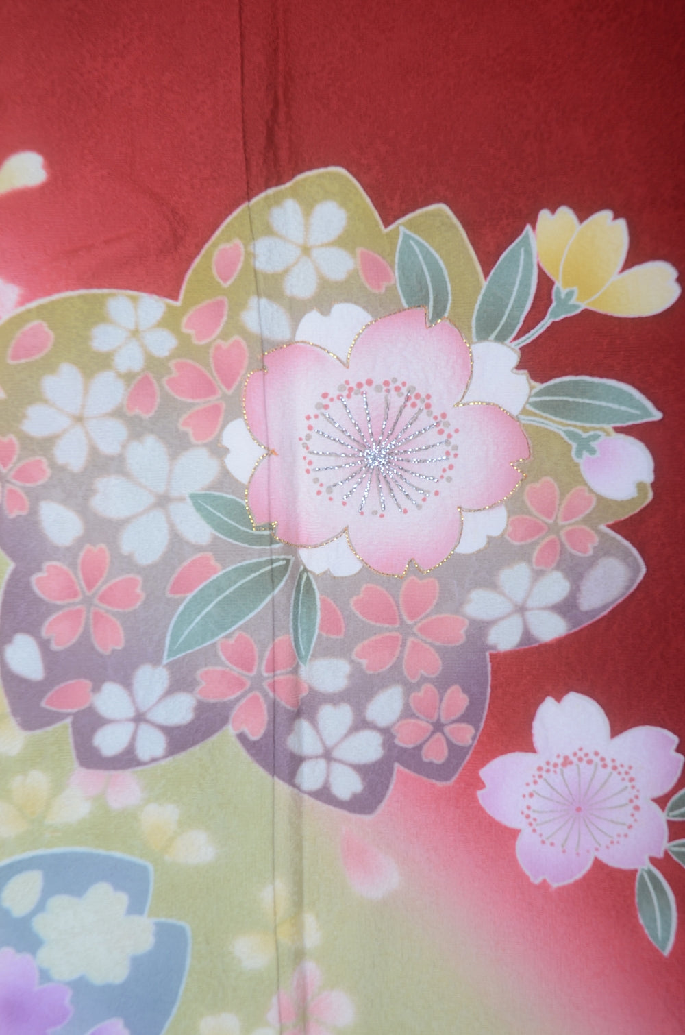 Long-sleeved kimono 6 items set / Furisode / FK#2-171