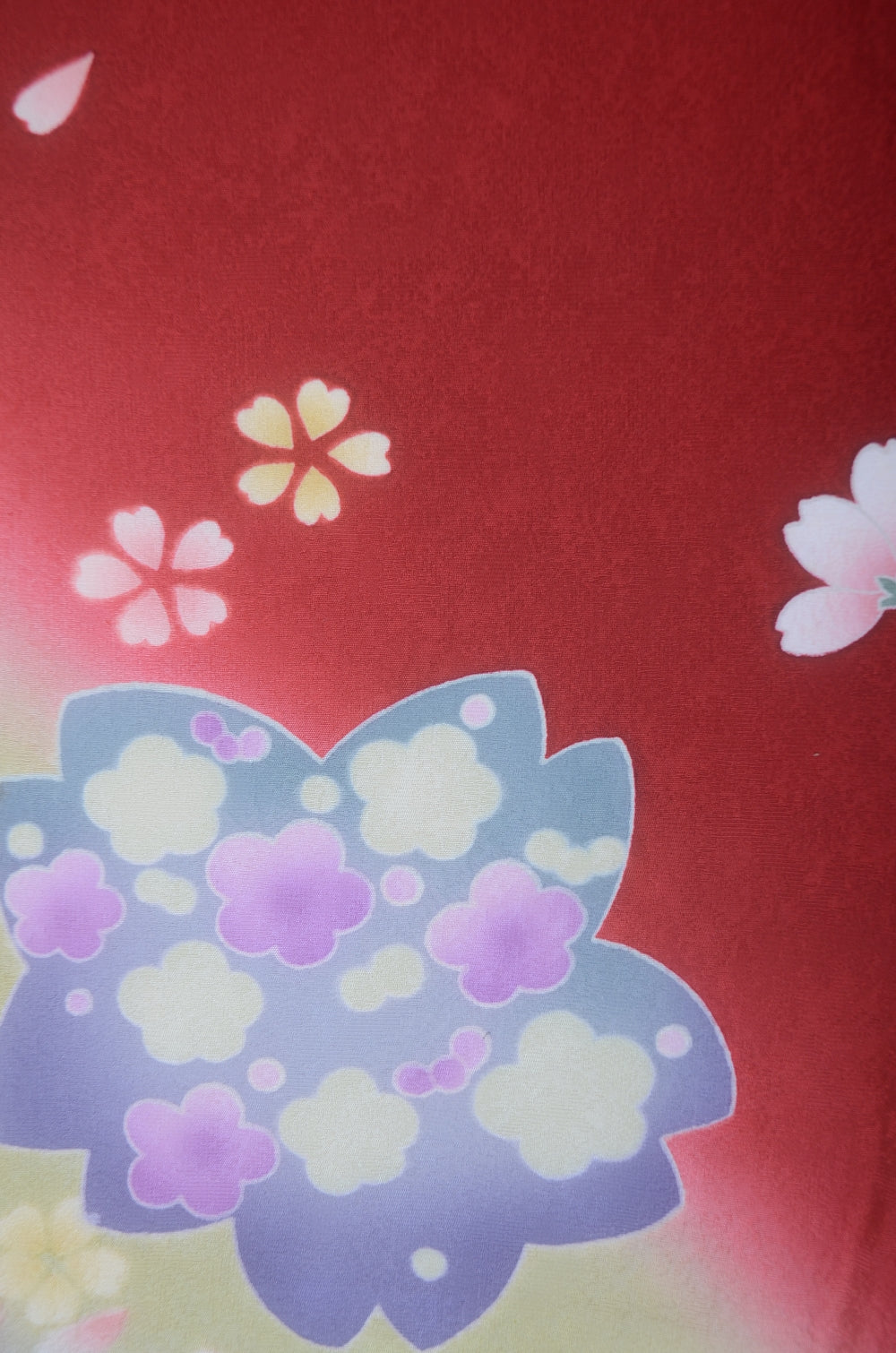 Long-sleeved kimono 6 items set / Furisode / FK#2-171