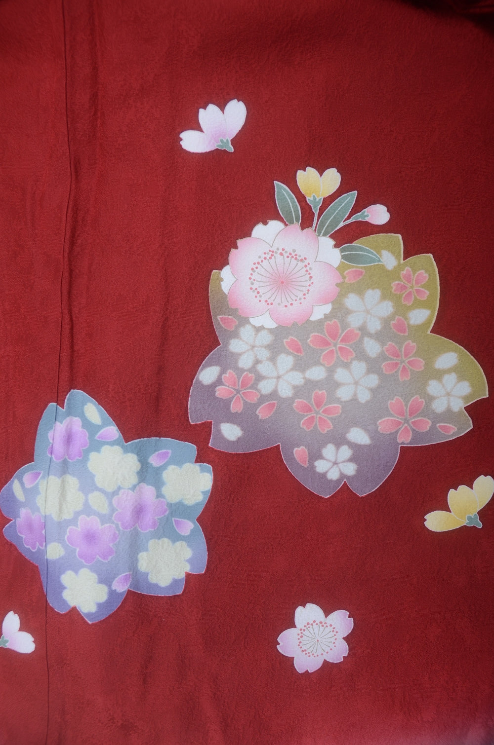 Long-sleeved kimono 6 items set / Furisode / FK#2-171