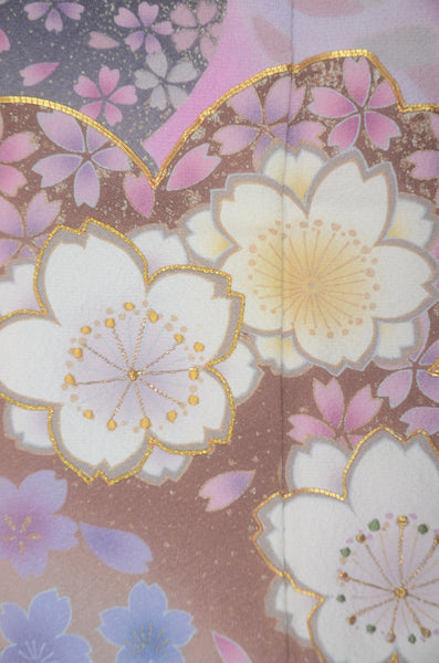 Long-sleeved kimono 6 items set / Furisode / FK#2-172