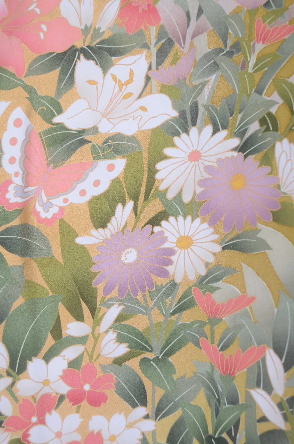 Long-sleeved kimono 6 items set / Furisode / FK#2-181