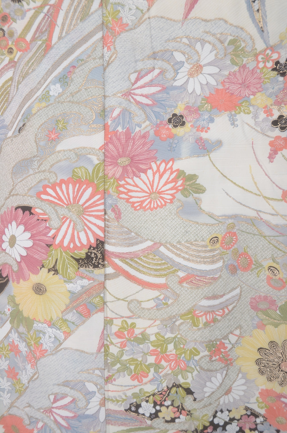 Long-sleeved kimono & hakama 5 items set / Furisode / FK#2-276