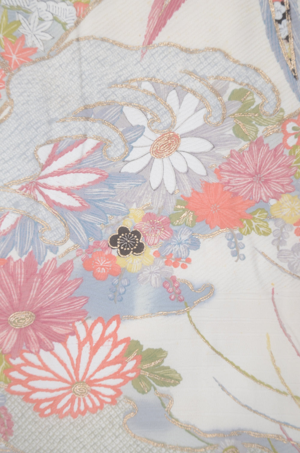 Long-sleeved kimono & hakama 5 items set / Furisode / FK#2-276