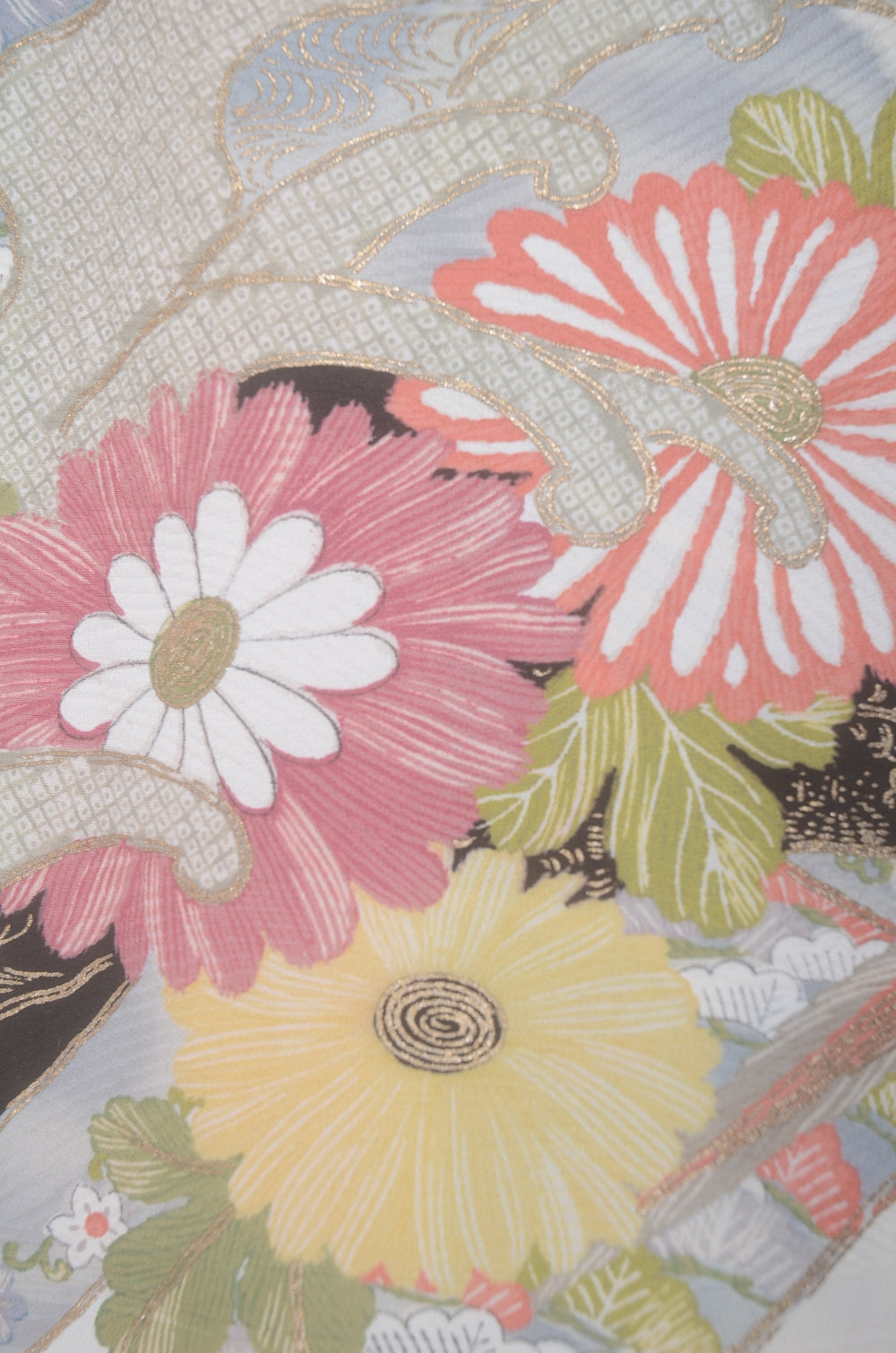 Long-sleeved kimono & hakama 5 items set / Furisode / FK#2-276