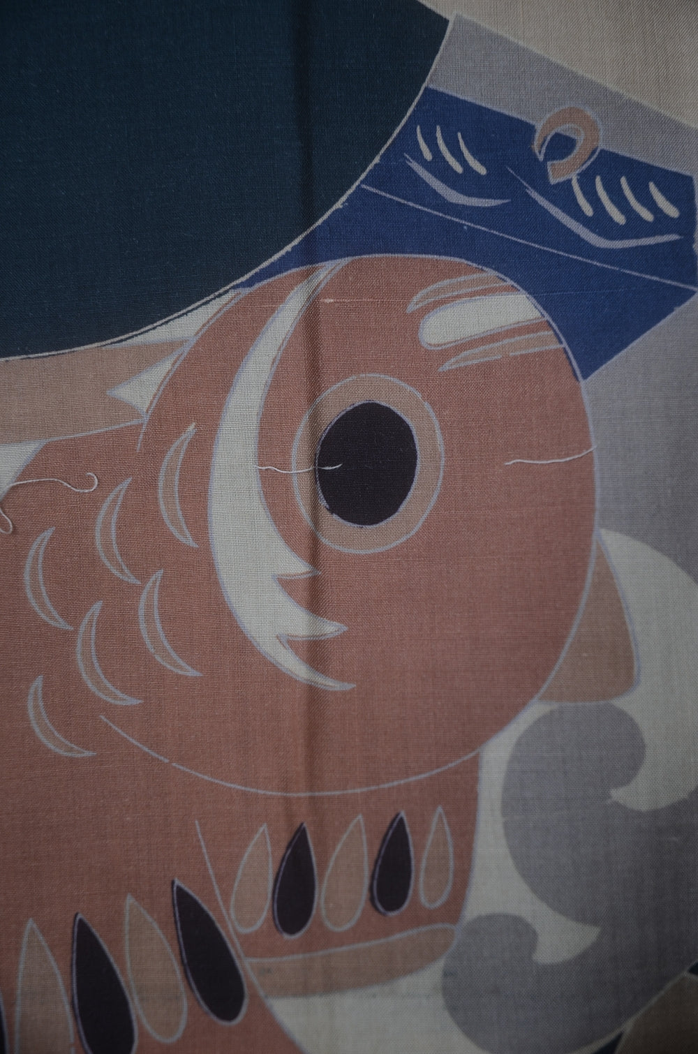 Men Jacket / M-Ha #1-761 (Men’s Kimono with Koi (Carp) Design – Symbol of Strength and Success)