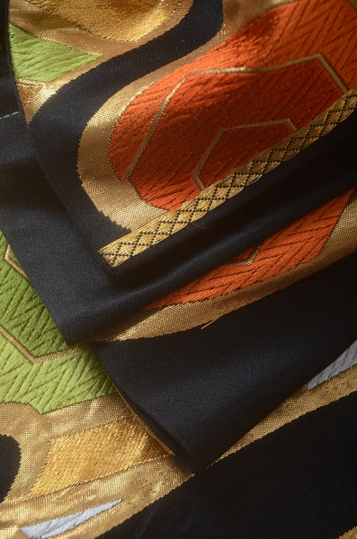 Traditional obi ( Pre-tied ) / TM #106