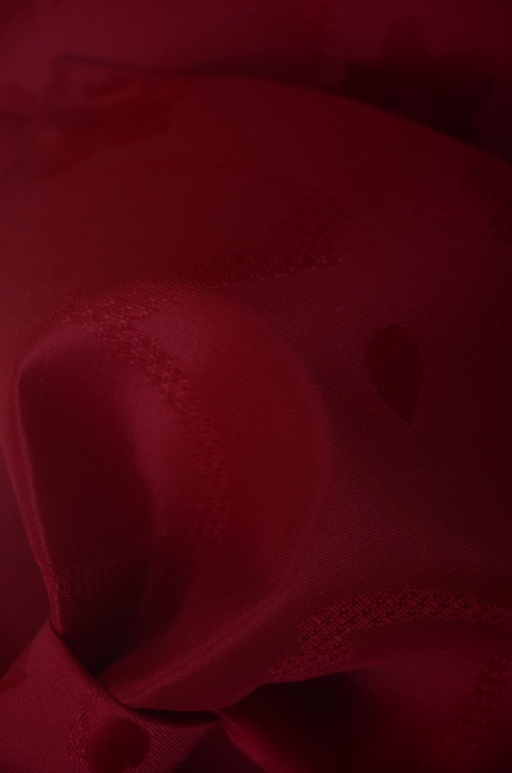 Pre-tied obi belt / Dark red #101 (EM)