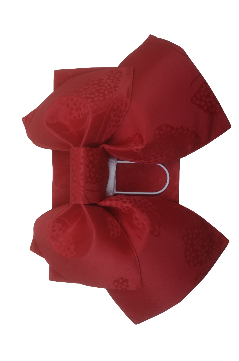 Pre-tied obi belt / Red #102 (EM)