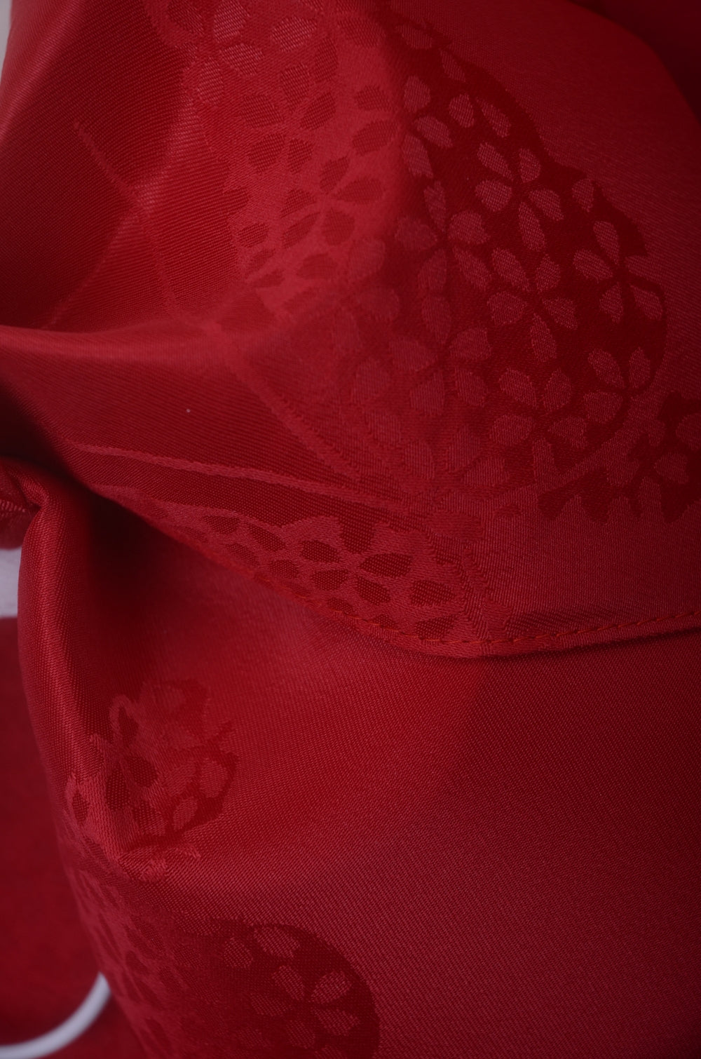 Pre-tied obi belt / Red #102 (EM)