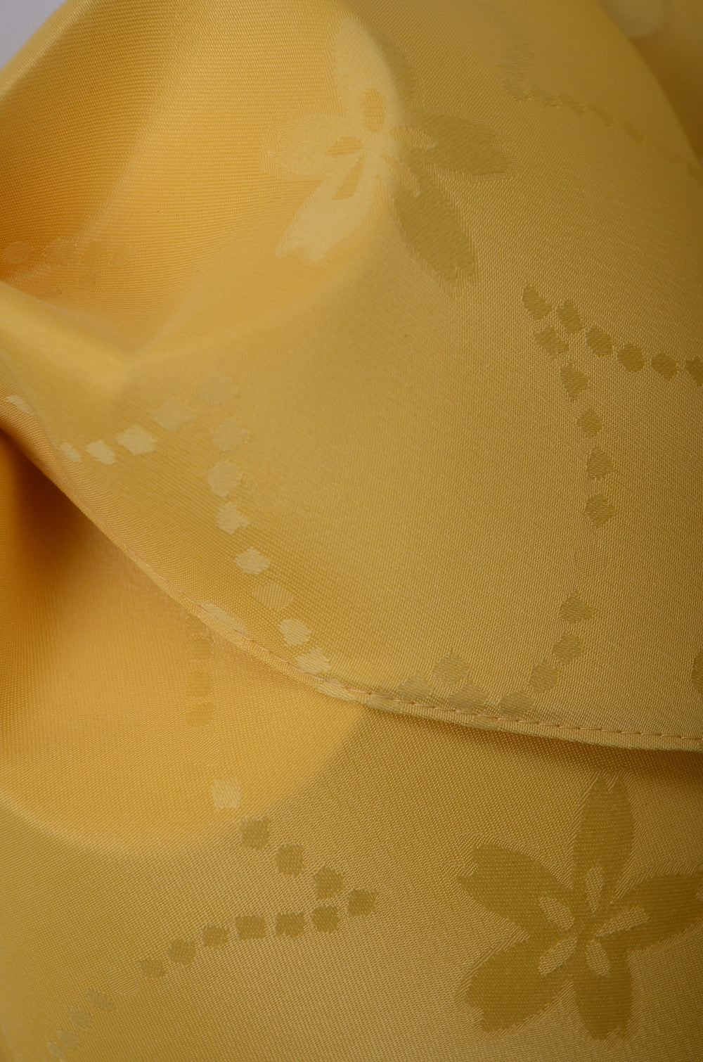 Pre-tied obi belt / Yellow #107 (EM)