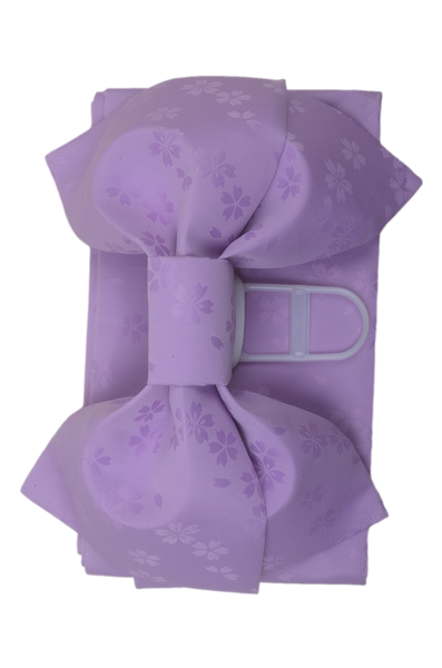 Pre-tied obi belt / Light purple #111 (TI)