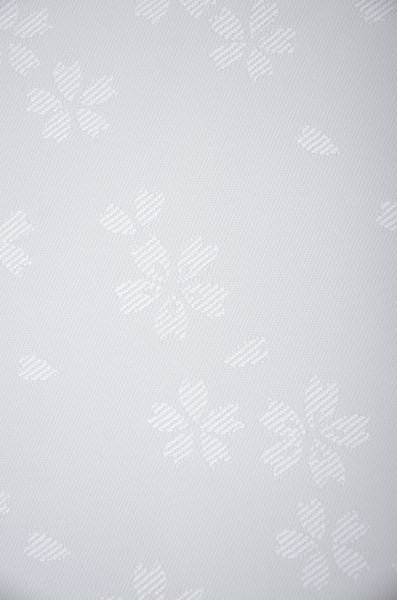 Obi belt and geta sandals set : Pre-tied / White #112 (TI)