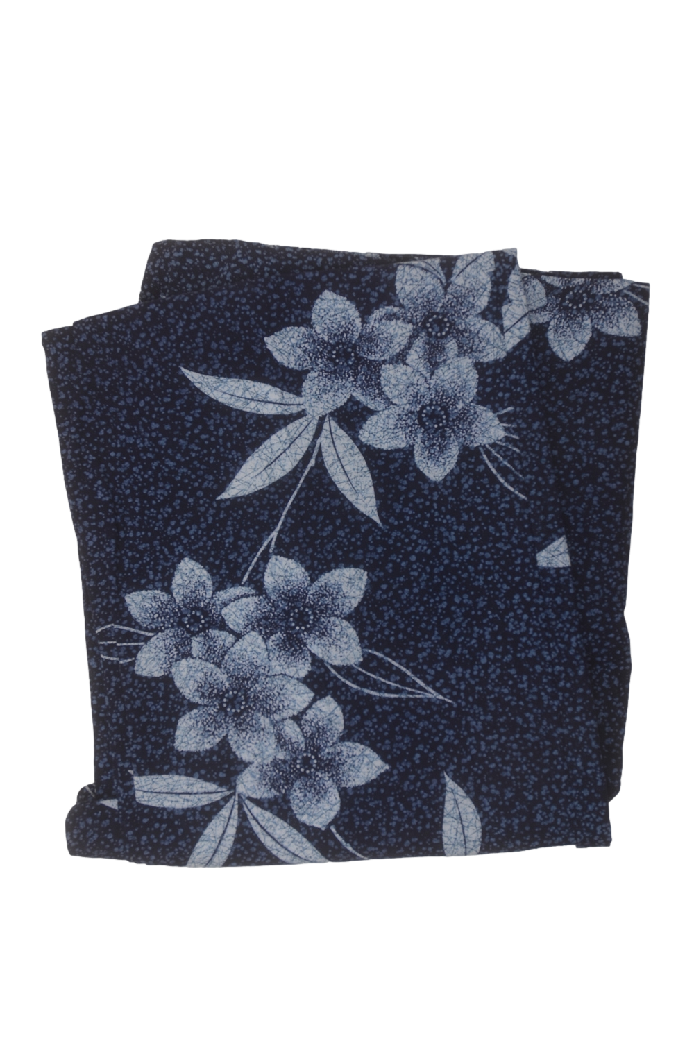 Archive Yukata – Traditional Pattern (Women / One of a Kind) W-AT #04 (Navy Blue Floral Yukata)