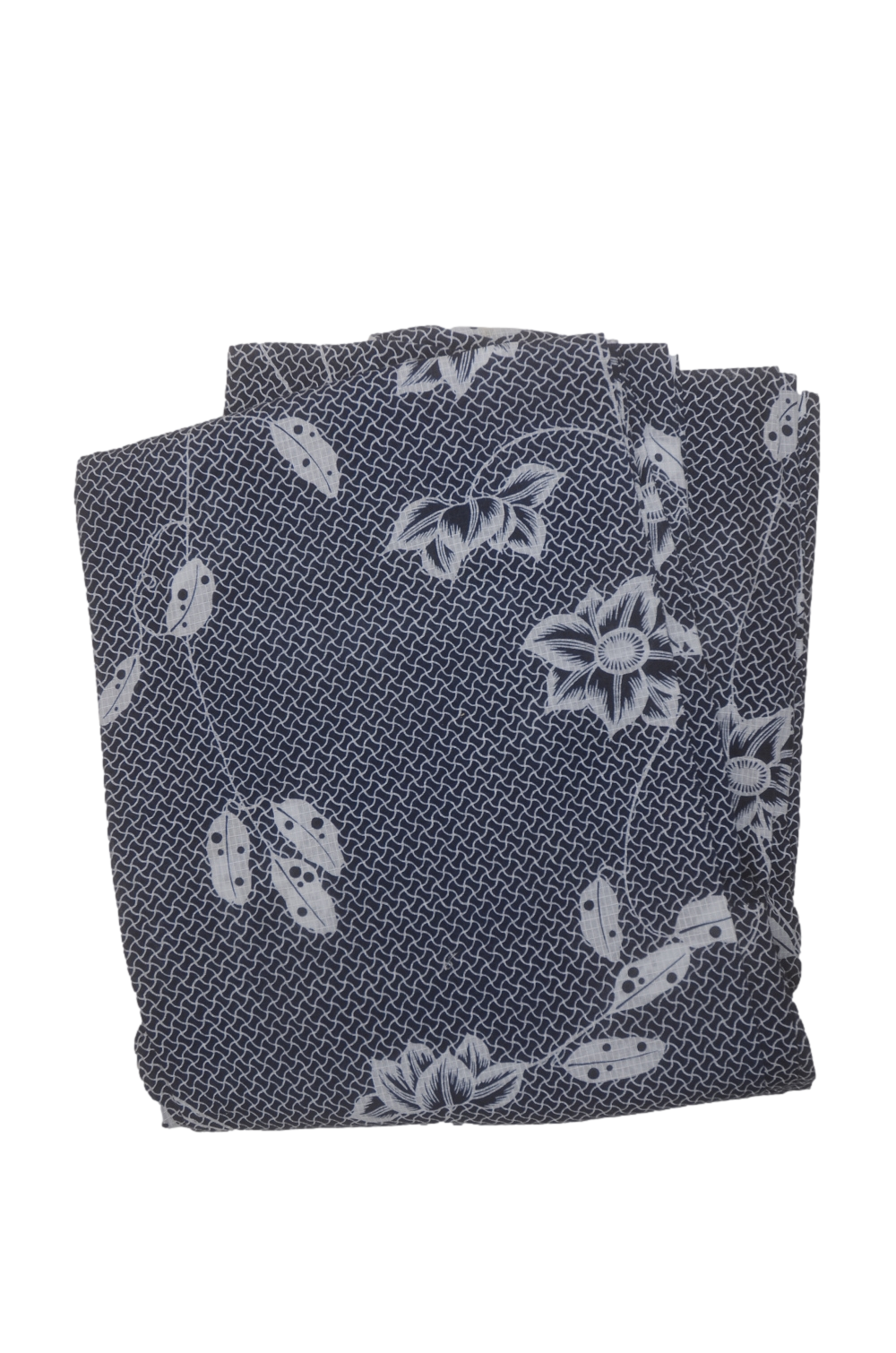 Archive Yukata – Traditional Pattern (Women / One of a Kind) W-AT #15 (Elegant Classic Floral Yukata in Soft Blue)