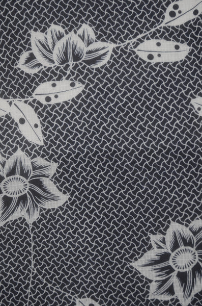 Archive Yukata – Traditional Pattern (Women / One of a Kind) W-AT #15 (Elegant Classic Floral Yukata in Soft Blue)