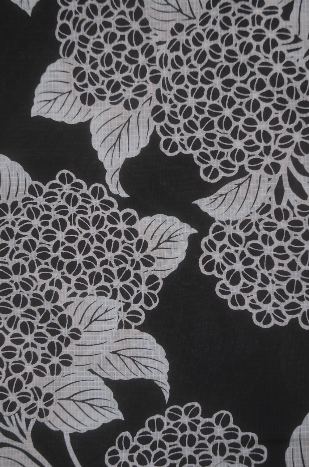 Archive Yukata – Traditional Pattern (Women / One of a Kind) W-AT #16 (Classic Black Hydrangea Yukata)
