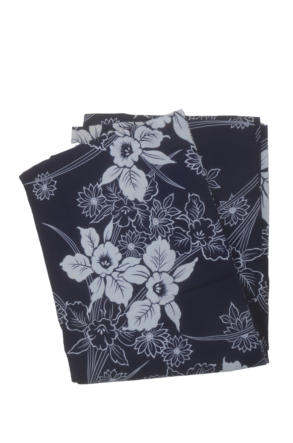 Archive Yukata – Traditional Pattern (Women / One of a Kind) W-AT #19 (Timeless Indigo Floral Yukata)
