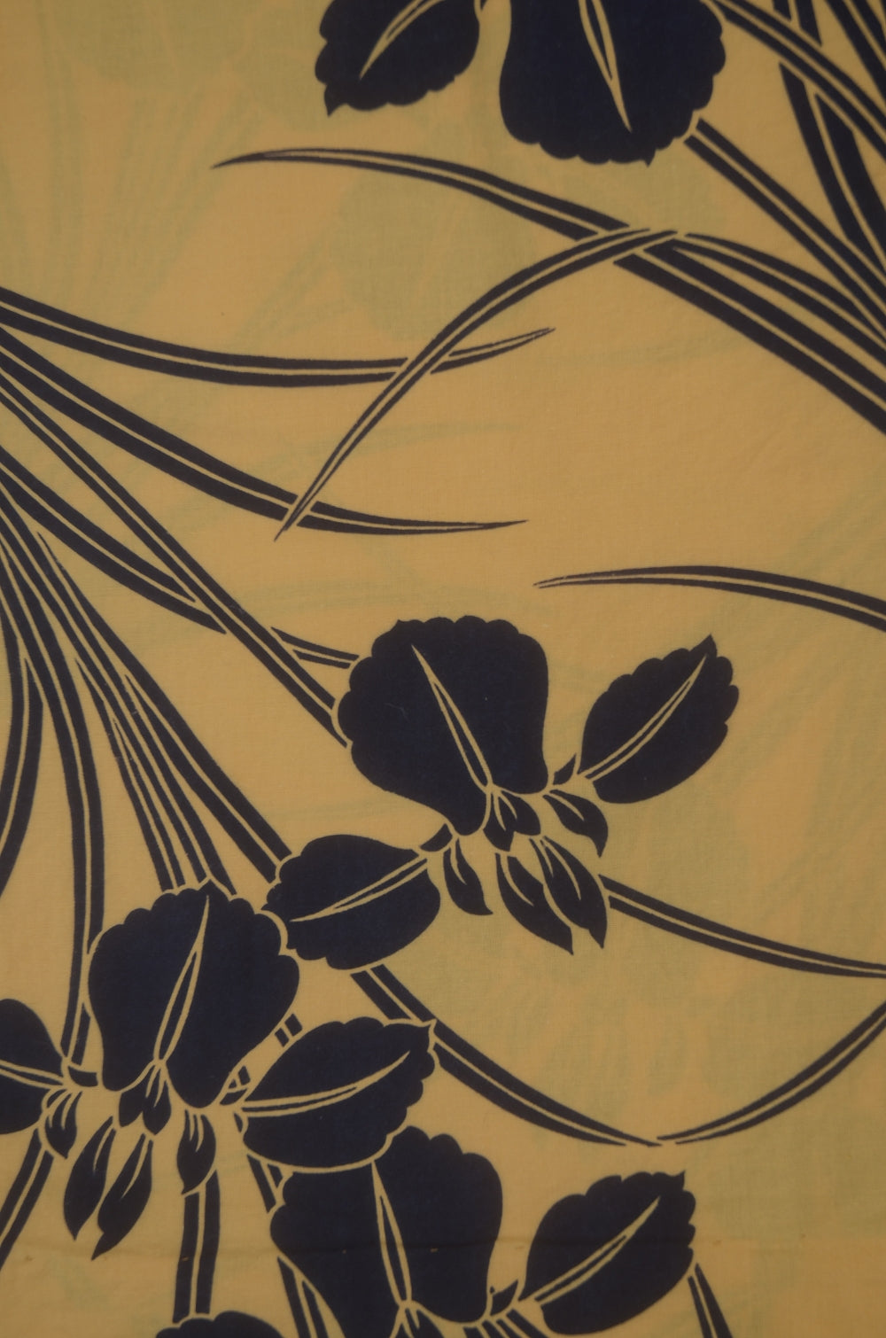 Archive Yukata – Traditional Pattern (Women / One of a Kind) W-AT #20 (Golden Sunshine Iris Yukata)