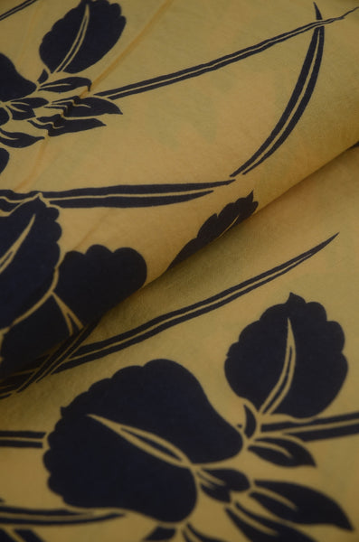 Archive Yukata – Traditional Pattern (Women / One of a Kind) W-AT #20 (Golden Sunshine Iris Yukata)