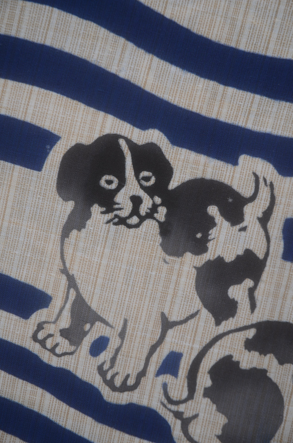 Archive Yukata – Traditional Pattern (Women / One of a Kind) W-AT #27 (Rare Dog Pattern Yukata)