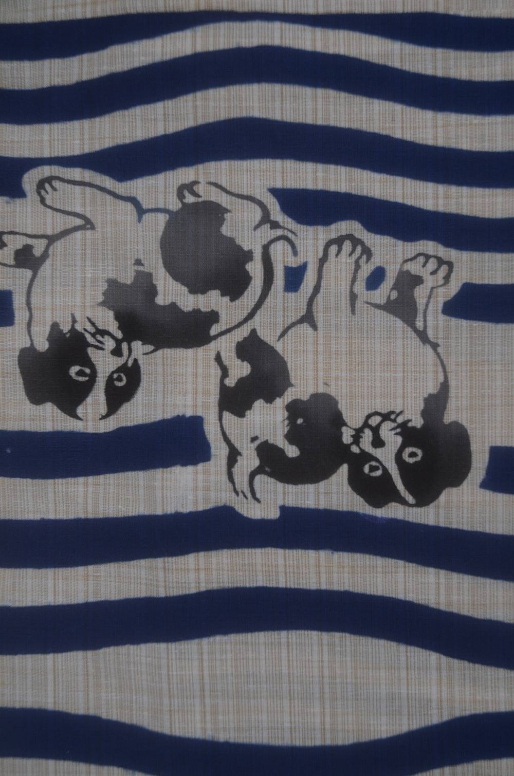 Archive Yukata – Traditional Pattern (Women / One of a Kind) W-AT #27 (Rare Dog Pattern Yukata)