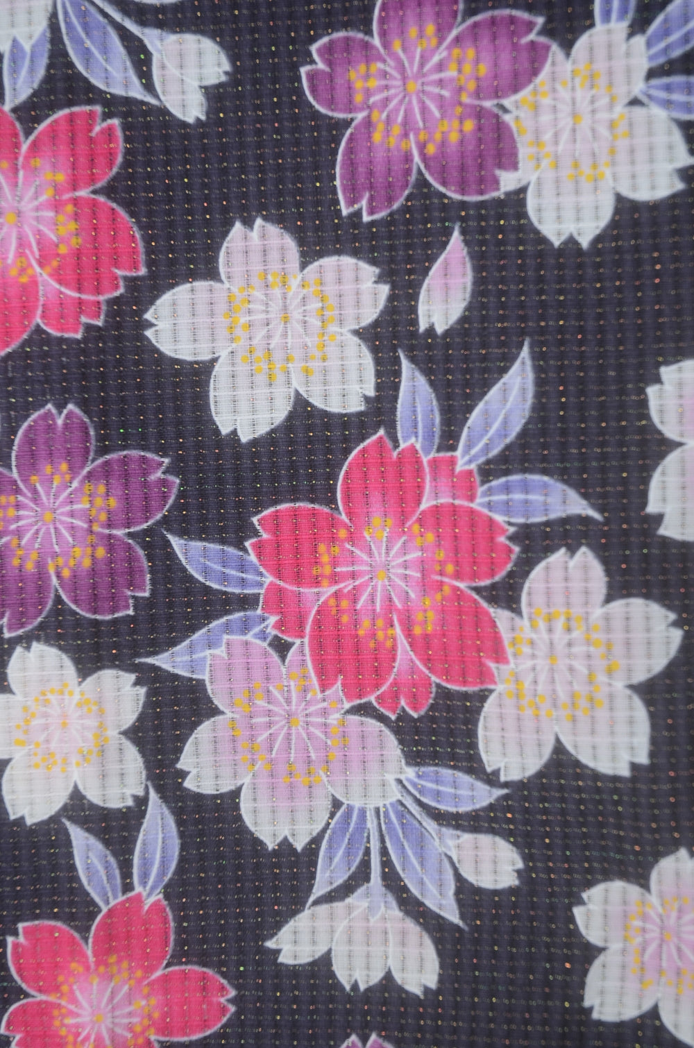 Girls yukata and obi belt set / Warehouse sale WF #1-748 (11-12)